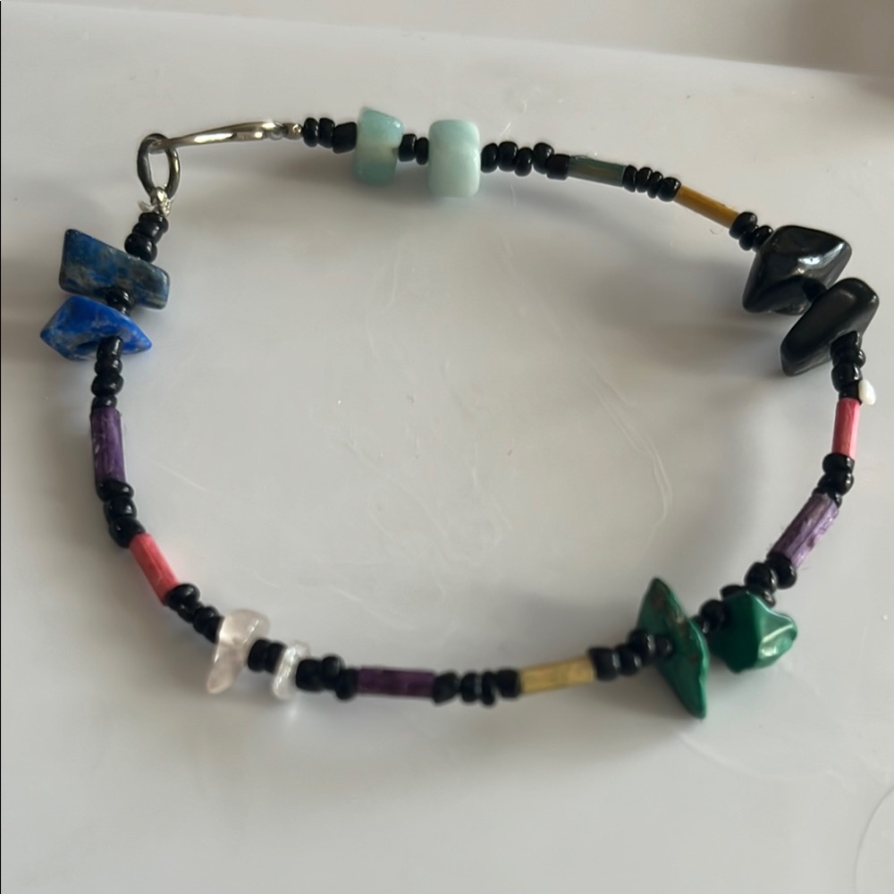 Multicolor Gemstone Beaded Bracelet
